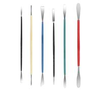 Cpolebev 6 Outils de Sculpture sur Argile, Outils de Poterie en Céramique, Ensemble de Sculpture sur Poterie en Acier Inoxydable de 6,1 Pouces