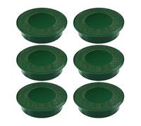 Cpolebev 6 Pièces Golf Cup Cover Golf Hole Putting Green Cup Golf Practice Training Aids Hole Cover Green for Garden Backyard Outdoor Activities