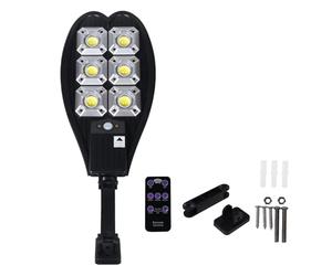 Cpolebev 6000 Lumens DernièRe LumièRe LED Solaire ExtéRieure 3 Modes Lampe Solaire ExtéRieure Capteur de Mouvement éTanche Solaire Jardin RéVerbèRe