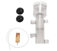 Cpolebev 600L / H Mini Poissons D'Aquarium Corail RéServoir Accrocher Interne sur Driven Air éCumeur avec Bois Air Tube Pierre