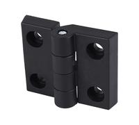 Cpolebev 63 Mm X 50 Mm Armoire CharnièRe en Plastique CharnièRes de Porte CharnièRe Noir