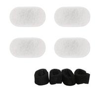 Cpolebev 8 PièCes Filtres de d'eau pour Chat Remplacement de Filtre de Chien pour d'eau pour 67Oz/2L à Eau pour Animaux de Compagnie en Acier Inoxydable