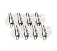 Cpolebev 8 Pièces Pied D'Ourlet Roulé de Couture Universel, Pied-De-Biche à Ourlet Roulé de 3 à 10 Mm, Pied-De-Biche à Ourlet Roulé Large pour Machine à Coudre et Facile à Installer