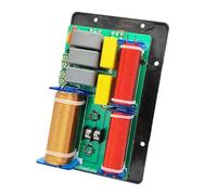 Cpolebev 800 W 2 Voies Haut-Parleur Séparateur de Fréquence Audio Aigus Basses 2 Unités Filtres Croisés Bricolage HiFi Home Cinéma Facile à Utiliser