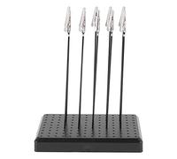 Cpolebev 9 X 14 Trous Peinture Base de Support avec 10Pcs Métal Pince Crocodile Bâton Outil de Modélisation Ensemble Loisirs Accessoires