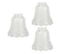 Cpolebev Abat-Jour en Verre Dépoli, Support de Lampe, Lustre, Lampe Murale, Lampe de Table, Plafonnier, Accessoires de Bricolage pour