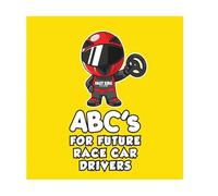Cpolebev Abc's for Race Car Drivers Alphabet Book (Livre pour, Livre pour Enfants, Livre pour Tout-Petits) 15,8 X 2 X 14,7 cm