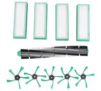 Cpolebev Accessoires Brosse Ronde Filtre Brosses LatéRales PièCes de Rechange pour Aspirateur Robot Kobold VR200