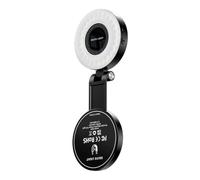Cpolebev Accessoires de Téléphone Mobile : Lumière de Remplissage Magnétique, Lumière de Beauté Portable à Main, Lumière de Poche pour Selfies en Extérieur, Photographie en Direct, Noire.