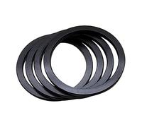 Cpolebev Adaptateur de Support InféRieur en Aluminium 2.5Mm X 4 PièCes SéRies pour BBS01 BBS02 Joint Rondelle Manivelle PéDalier Entretoise