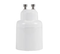 Cpolebev Adaptateur Gu10 À E26/E27 Convertisseur D'Adaptateur De Douille D'Ampoule De Vis Gu10 À Baïonnette À Douille E26/E27