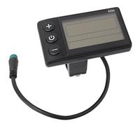 Cpolebev Affichage de VéLo éLectrique 24 V/36 V/48 V Affichage LCD éTanche S866 Tableau de Bord du Panneau de Commande pour VéLo éLectrique E-Bike