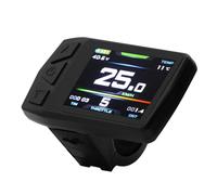 Cpolebev Affichage de Vélo Électrique pour KT TF01U 24 V 36 V 48 V Compteur LCD Coloré Intelligent Compteur de Vélo Électrique à Joint Étanche