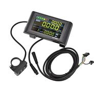 Cpolebev Affichage LCD du Panneau de Commande du Compteur SW900 24 36 48V 52V 60V Scooter Électrique 6 Broches Prise Vitesse de Conduite Affichage de la Puissance