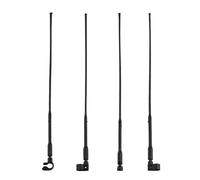 Cpolebev Antenne de Simulation en Nylon 4 Pièces pour Voiture sur 1/10 1/8 Rc Trx4 Trx6 Scx10 Yikong Yikomo Antenne en Nylon