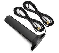 Cpolebev Antenne GSM 4G 5G 600-6000MHz 12DBi Antenne à Base MagnéTique Omni à Gain ÉLevé pour CPE (SMA Mâle)