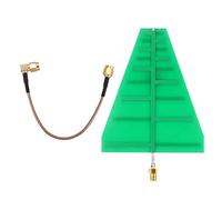 Cpolebev Antenne UWB Ultra Wideband Log Periodic 15W UWB Ultra Wideband Log Periodic Antenne 1.35GHz-9.5GHz 8X10cm 5-6Db 15W Adaptateur SMA