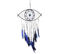 Cpolebev Attrape-RêVes Mauvais œIl pour Chambre à Coucher en Macramé Tissé à la Main Attrape-RêVes Tenture Murale DéCor à Bonne Chance Cadeau de BéNéDiction, 3