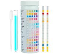 Cpolebev Avec Compte-Gouttes et Pièces de Tube à Essai Kit de Test D'Eau Potable de Qualité Supérieure 16 en 1
