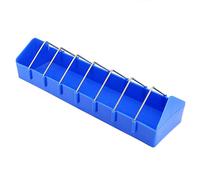Cpolebev Bac apignon de 16 Pouce de en Acier Inoxydable platique de Cage aalimenter, Alimentaire Volaille Fournitures Stockage RSS