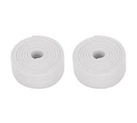 Cpolebev Bande D'Étanchéité Blanche Imperméable 3,2 M X 3,8 cm pour Porte de Salle de Bain et de Cuisine, Scellant de Bain Anti-Moisissure