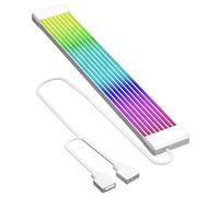 Cpolebev Bande LED RVB Carte de Synchronisation ARGB pour Alimentation D'Ordinateur Carte Graphique GPU ATX 24 Broches Boîtier de Câble 8 Broches X8