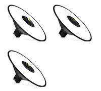 Cpolebev Boîte à Lumière Softbox 44 cm pour Diffuseur Speedlite | Parfait pour portraits et produits, ce Softbox rond 44 cm offre diffusion et uniformité sur Speedlite,