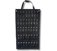 Cpolebev Boîte de Rangement Polyvalente Enroulable pour Clés, Boîte de Rangement Portable Résistante Aux Intempéries, Peut Contenir 40 Clés, Crochet de Sécurité, pour le Bureau à Domicile, Facile à Ut