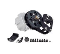 Cpolebev BoîTe de Vitesses de Transmission à Vitesse en MéTal R3 avec Support D'Engrenage Moteur pour Voiture sur RC 1/10 D90 II D110 Gelande 2, A