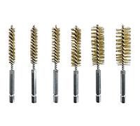 Cpolebev Brosse MéTallique Ronde DiamèTre Brosses Tubulaires en Acier Inoxydable de DifféRentes Tailles avec Brosses MéTalliques Rondes pour Marteaux Rotatifs