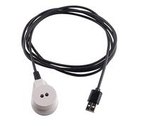 Cpolebev Câble de Lecteur de Compteur USB vers Infrarouge Conformité de Modulation 38 KHz IEC 62056 61107 Communication de Transmission DLMS 2 M Installation Facile