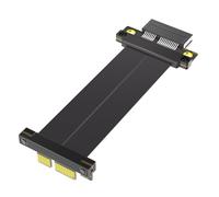 Cpolebev Câble D'Extension PCI-E4.0 X4 PCIe Gen4 4X vers 4X Câble D'Extension de Carte PCI Express Riser 8 Go pour PC Portable