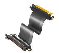 Cpolebev Câble D'Extension PCIE 4.0 16X Haute Vitesse pour Carte Graphique avec Port PCI Express pour GPU, 180 Degrés, 25 cm