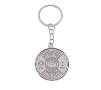 Cpolebev Calendrier Perpétuel Porte-Clés Porte-Clés en Métal Anneau À Chaîne 50 Ans Nouveau Chaud