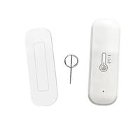 Cpolebev Capteur D'Humidité de Température Zigbee Intelligent Graffiti Multifonctionnel Capteur de Liaison Intelligent pour Maison Portable Facile à Utiliser
