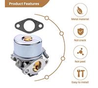 Cpolebev Carburateur pour Souffleuse une Neige 4HP 5HP HSK50 HS50 632107 632107A 640084B