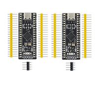 Cpolebev Carte de DéVeloppement STM32F411 2 PièCes, Carte d'apprentissage STM32F411CEU6 STM32F4, Prise en Charge de la Programmation