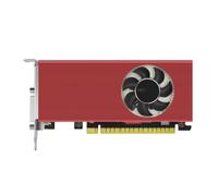 Cpolebev Carte Graphique Discrète GT740 4 Go DDR5 avec Port, VGA et DVI Compatible. Carte Graphique GT 740 4 Go