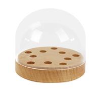 Cpolebev Cartouches de Platine Transparentes, Boîte de Casque, Fournitures Durables, Support de Décoration pour Support Phono, Protection, Boîte à Poussière, Collecteur