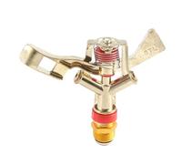 Cpolebev Chaud Nouveau 1/2 pouce Double connecteur en alliage de zinc 360 degres tournent la buse de jet d'arroseuse de bras de culbuteur Arroseur d'irrigation de jardin