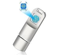 Cpolebev Clé USB 3.0 à Empreintes Digitales, 64 Go, Identification Précise, Clé de Gestion de la Confidentialité