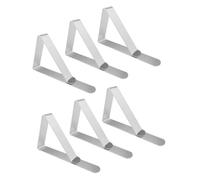 Cpolebev Clips de Nappe Antidérapants Mariage Camping Promenade Pince de Couverture de Table en Acier Inoxydable 1 Ensemble