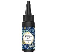 Cpolebev Colle Résine UV Dure, Durcissement Aux Ultraviolets Transparent, Résine Époxy à Séchage, Colle UV, Outils de Fabrication de à Faire Soi-Même, Facile à Utiliser, Facile à Transpo