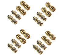 Cpolebev Connecteur Coaxial SMA Fiche Mâle à - 8 Pièces SMA Kit | Connecteurs SMA en métal solides, alignement précis et faible perte, idéal pour extensions et diagnostic de circuits.