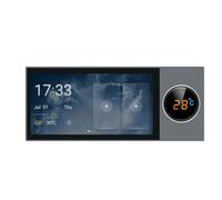 Cpolebev Contrôle de Maison Intelligente Tuya de 6 Pouces avec Passerelle Zigbee Hub Voice Multifonction Écran Tactile Interrupteur de Commande Central