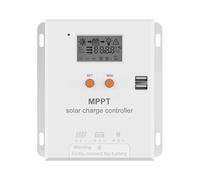 Cpolebev Contrôleur de Chargeur Solaire MPPT 20A Régulateur de Batterie 12V 24V avec Écran LCD pour, Gel, Inondé et Lithium