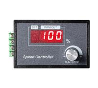 Cpolebev Contrôleur de Vitesse de Moteur PWM DC 6-60 V 30 A avec Affichage Numérique et PCB Robuste - Parfait pour Diverses Machines