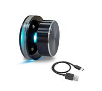 Cpolebev Contrôleur de Volume USB - Contrôleur de Volume Réglable USB de Type C - Contrôleur Externe de Réglage des Médias