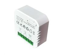 Cpolebev Contrôleur D'Ouvre-Porte de Garage PC Tuya Smart ZigBee avec Support de Contrôle D'Application de Capteur Fonctionne avec pour Home EU Plug