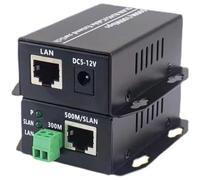 Cpolebev Convertisseur Ethernet sur Paire Torsadée - Extendeur Ethernet sur Ligne Téléphonique Torsadée, Amplificateur de Réseau LAN RJ45